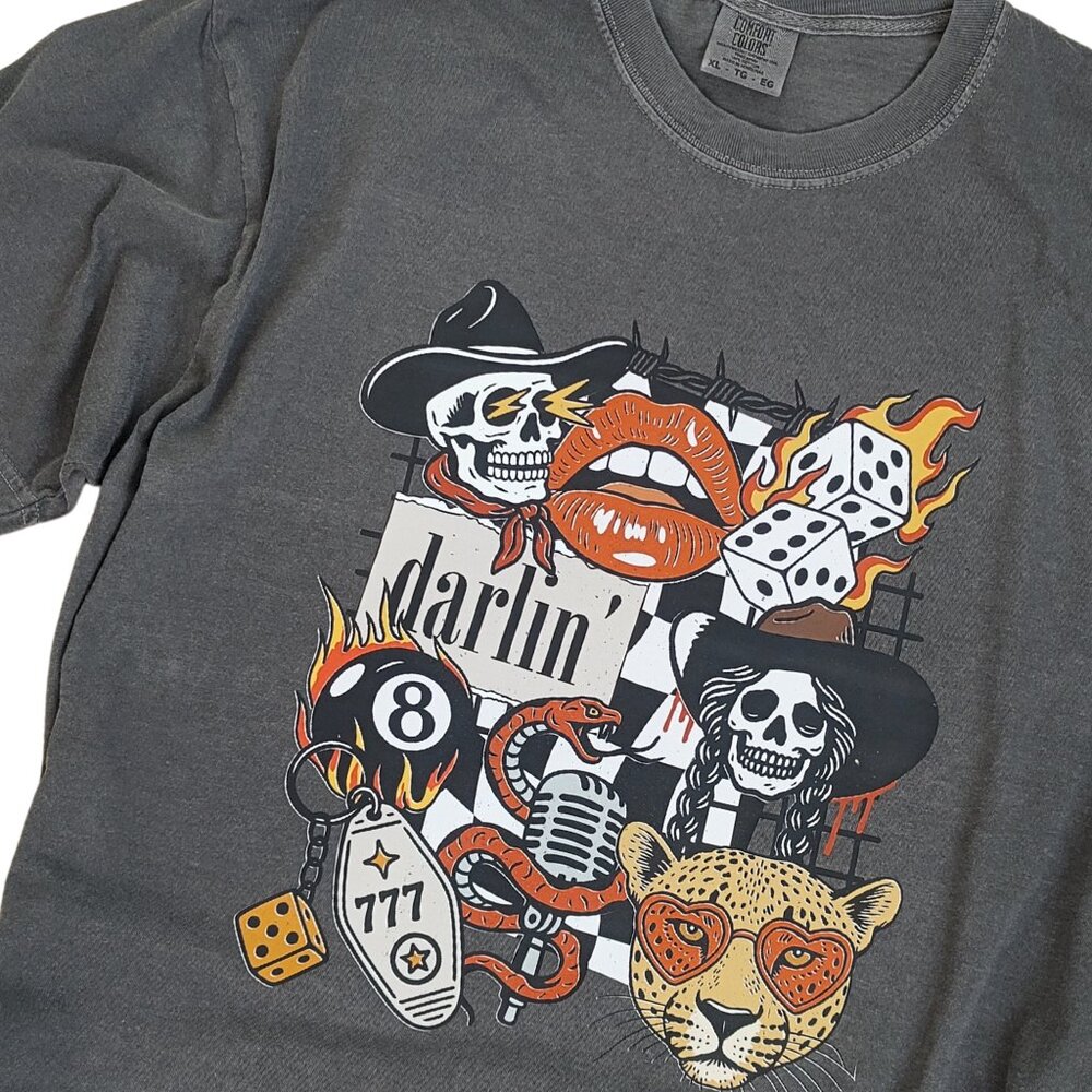 NWT Western Tattoo Darlin' T-shirt - Picture 5 of 13